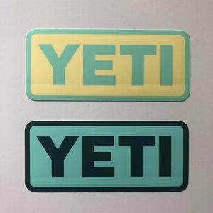 2 YETI STICKERS